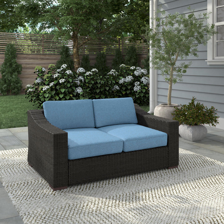 Portland Rattan Loveseat