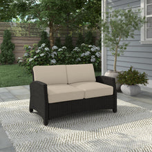 Alvory Patio Rattan Loveseat