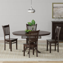 Oval Butterfly Leaf Solid Wood Table Dining Set with Spindle Back Chairs