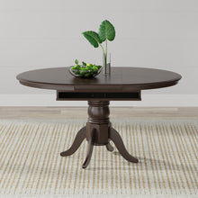 Oval Butterfly Leaf Solid Wood Table Dining Set with X-Back Chairs