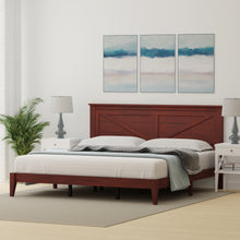 Farmhouse Wood Platform Bed