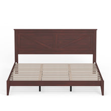 Farmhouse Wood Platform Bed