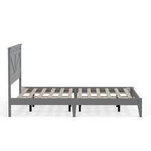 Farmhouse Wood Platform Bed