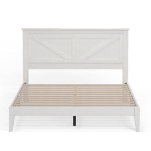 Farmhouse Wood Platform Bed