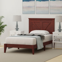 Farmhouse Wood Platform Bed