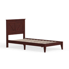 Farmhouse Wood Platform Bed