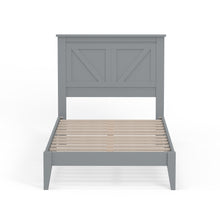 Farmhouse Wood Platform Bed