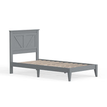 Farmhouse Wood Platform Bed