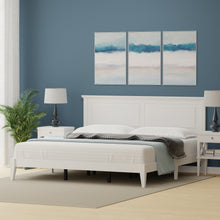 Cottage Style Wood Platform Bed