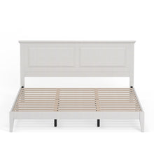 Cottage Style Wood Platform Bed