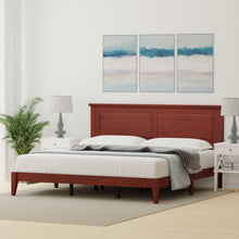 Cottage Style Wood Platform Bed