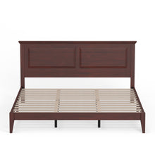 Cottage Style Wood Platform Bed