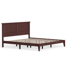 Cottage Style Wood Platform Bed