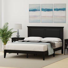 Cottage Style Wood Platform Bed