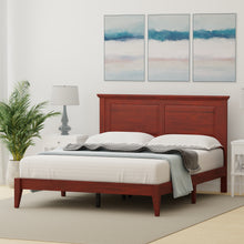 Cottage Style Wood Platform Bed