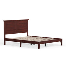 Cottage Style Wood Platform Bed