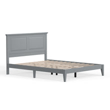 Cottage Style Wood Platform Bed