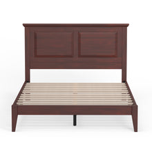 Cottage Style Wood Platform Bed