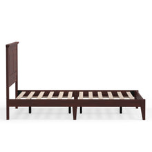 Cottage Style Wood Platform Bed