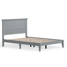 Cottage Style Wood Platform Bed