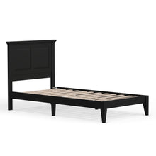 Cottage Style Wood Platform Bed