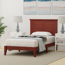 Cottage Style Wood Platform Bed