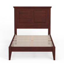 Cottage Style Wood Platform Bed