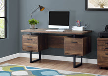 Computer Desk with Drawers - Contemporary Style - Home & Office Computer Desk with Metal Legs - 60