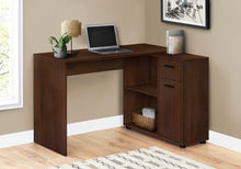 Workstation with Storage Shelves and Cabinet for Home & Office-Contemporary Style L Shaped Computer Desk, 46