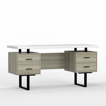 60'' Mariposa Desk with 3 Storage Drawers