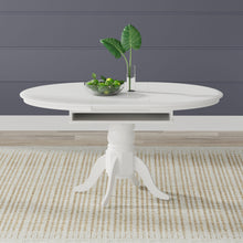 Single Pedestal Butterfly Leaf Solid Wood Dining Table w/ Self-Storing Leaf Solid Wood