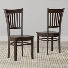 Spindle Back Solid Wood Dining Chairs (Set of 2)