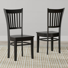 Spindle Back Solid Wood Dining Chairs (Set of 2)