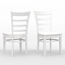 Slat Back Solid Wood Dining Chair (Set of 2)