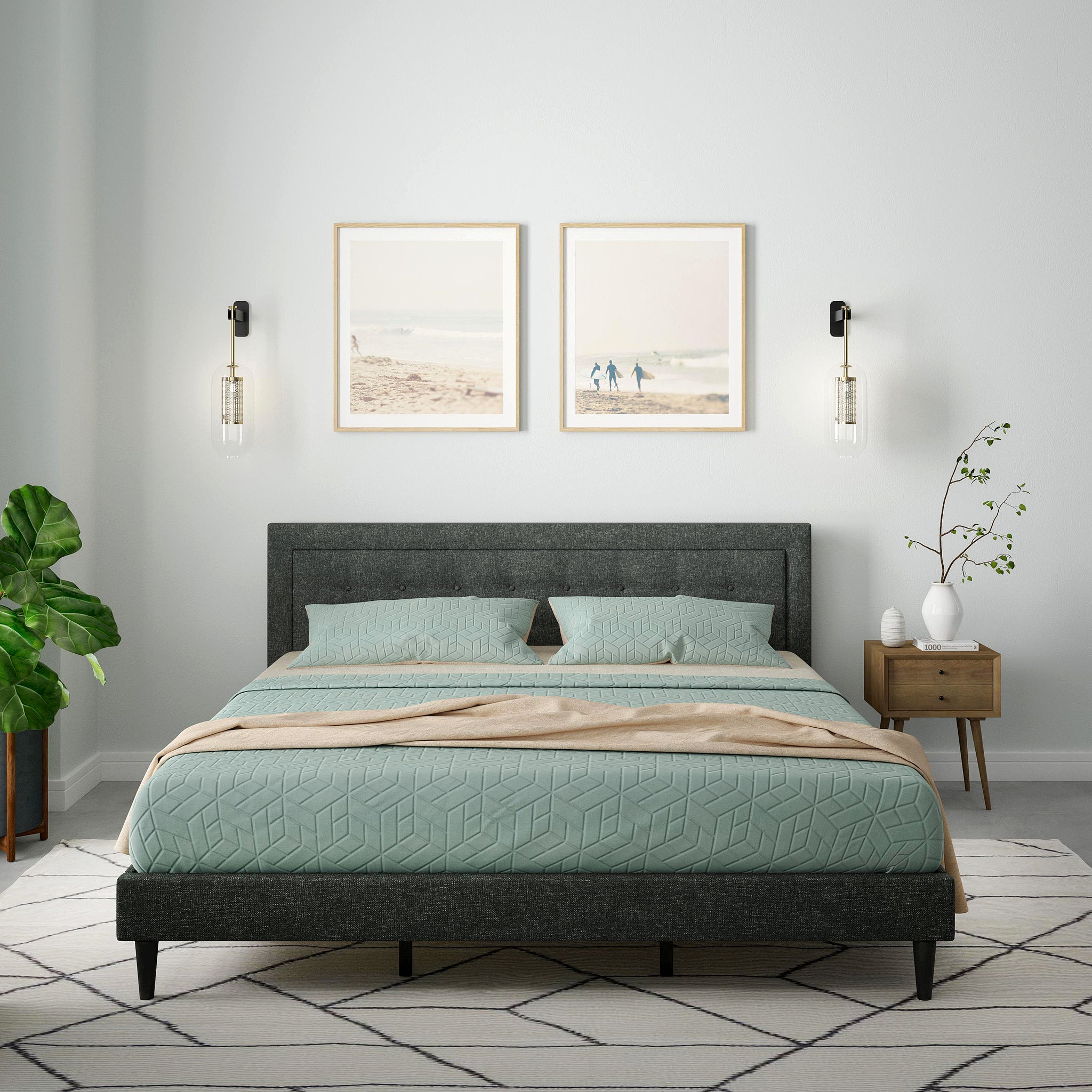 Eton upholstered platform bed hotsell