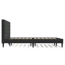 Conner Upholstered Platform Bed Frame / Button Tufted / Mattress Foundation / Wood Slat Support / No Box Spring Needed / Easy Assembly