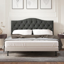 Oros Tufted Camelback Upholstered Headboard