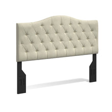 Oros Tufted Camelback Upholstered Headboard