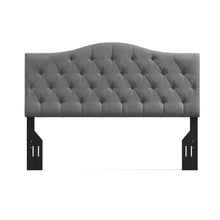 Oros Tufted Camelback Upholstered Headboard