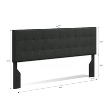 Kaya Buttonless Tufting Upholstered Headboard