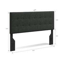 Kaya Buttonless Tufting Upholstered Headboard