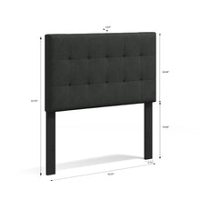 Kaya Buttonless Tufting Upholstered Headboard