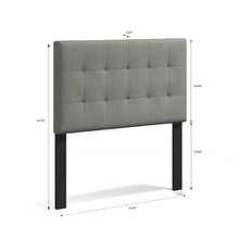 Kaya Buttonless Tufting Upholstered Headboard