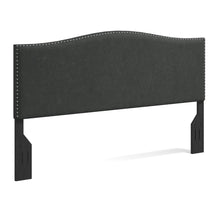 Kameli Nailhead-Trim Camelback Upholstered Headboard